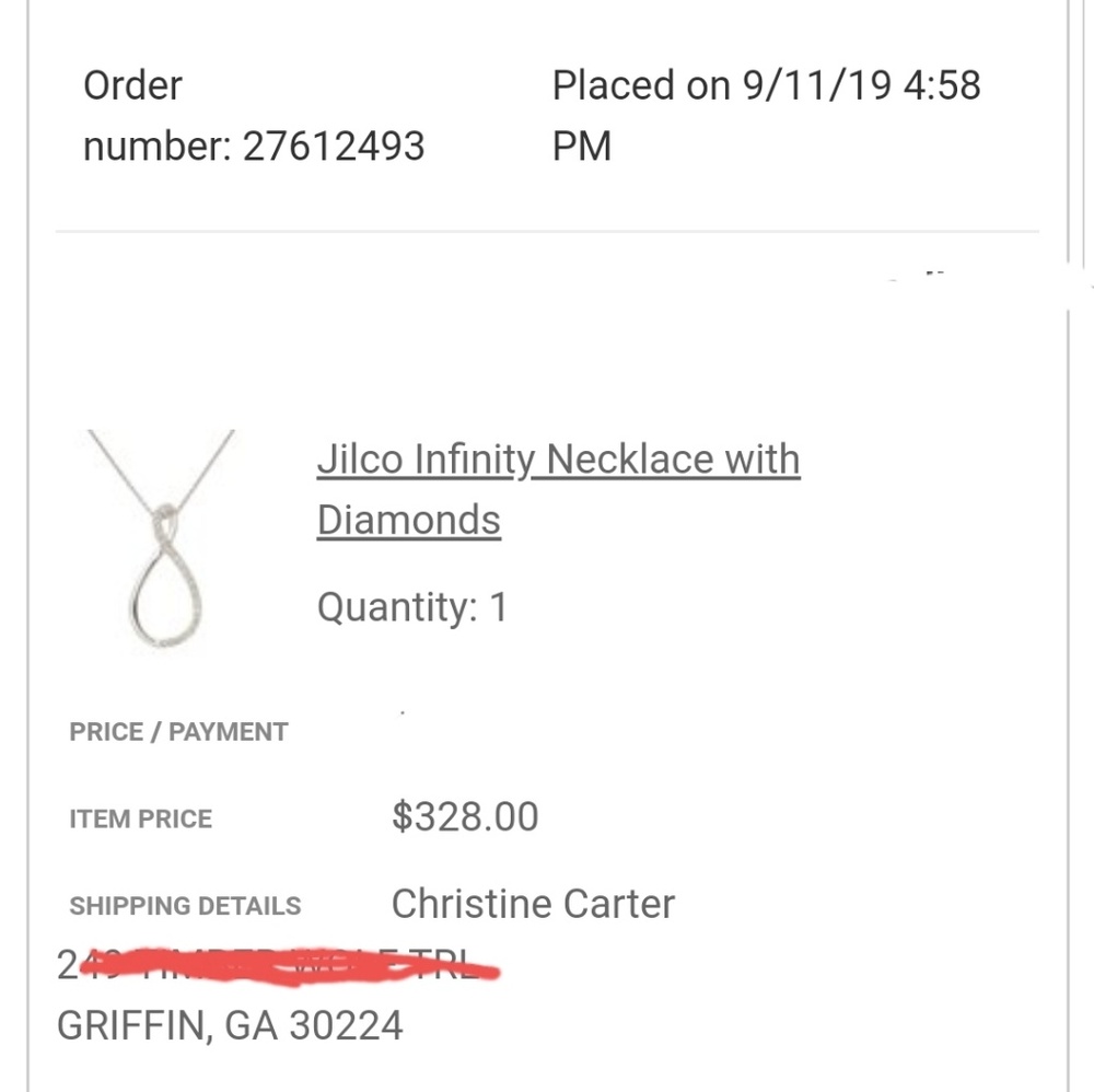 Infinity necklace - Picture 3 of 3